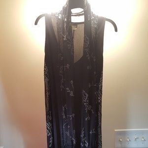 Black and silver dress